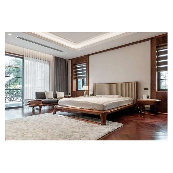 Giường ngủ gỗ tự nhiên cao cấp GN004